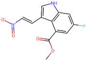 (E)-Methyl 6-fluoro-3-(2-nitrovinyl)-1H-indole-4-carboxylate