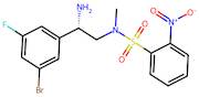 (S)-N-(2-Amino-2-(3-bromo-5-fluorophenyl)ethyl)-N-methyl-2-nitrobenzenesulfonamide