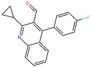 2-Cyclopropyl-4-(4-fluorophenyl)quinoline-3-carbaldehyde