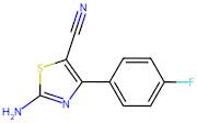 2-Amino-4-(4-fluorophenyl)-1,3-thiazole-5-carbonitrile