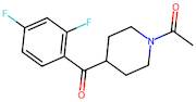 1-[4-(2,4-Difluorobenzoyl)piperidin-1-yl]ethan-1-one