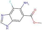 Methyl 5-amino-4-fluoro-1H-benzo[d]imidazole-6-carboxylate