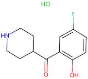 (5-Fluoro-2-hydroxyphenyl)(piperidin-4-yl)methanone hydrochloride