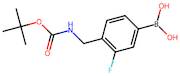 (4-(((tert-Butoxycarbonyl)amino)methyl)-3-fluorophenyl)boronic acid