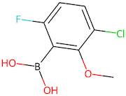 3-Chloro-6-fluoro-2-methoxyphenylboronic acid