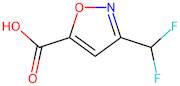 3-(Difluoromethyl)isoxazole-5-carboxylic acid