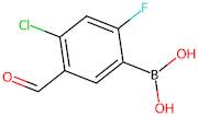 (4-Chloro-2-fluoro-5-formylphenyl)boronic acid