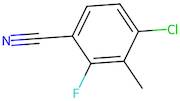 4-Chloro-2-fluoro-3-methylbenzonitrile