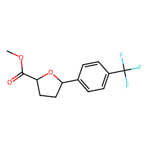 Methyl 5-(4-(trifluoromethyl)phenyl)tetrahydrofuran-2-carboxylate