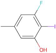 3-Fluoro-2-iodo-5-methylphenol