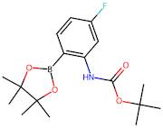 Tert-butyl (5-fluoro-2-(4,4,5,5-tetramethyl-1,3,2-dioxaborolan-2-yl)phenyl)carbamate