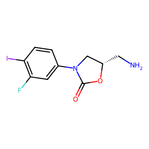 (S)-5-(aminomethyl)-3-(3-fluoro-4-iodophenyl)oxazolidin-2-one