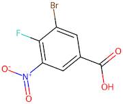 3-Bromo-4-fluoro-5-nitrobenzoic acid