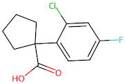 1-(2-Chloro-4-fluorophenyl)cyclopentanecarboxylic acid