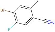 4-Bromo-5-fluoro-2-methylbenzonitrile