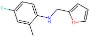 4-Fluoro-N-(furan-2-ylmethyl)-2-methylaniline