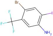 4-Bromo-2-iodo-5-(trifluoromethyl)aniline