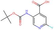 5-((tert-Butoxycarbonyl)amino)-2-fluoroisonicotinic acid