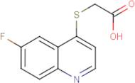 [(6-Fluoroquinolin-4-yl)thio]acetic acid
