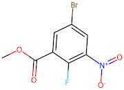 Methyl 5-bromo-2-fluoro-3-nitrobenzoate