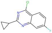 4-Chloro-2-cyclopropyl-7-fluoroquinazoline