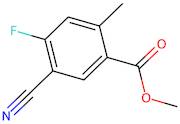 Methyl 5-cyano-4-fluoro-2-methylbenzoate