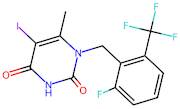 1-(2-Fluoro-6-(trifluoromethyl)benzyl)-5-iodo-6-methylpyrimidine-2,4(1H,3H)-dione