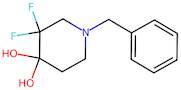 1-Benzyl-3,3-difluoropiperidine-4,4-diol