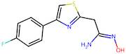 2-[4-(4-Fluorophenyl)-1,3-thiazol-2-yl]-N'hydroxyethanimidamide