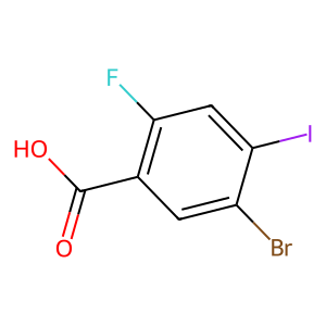 5-Bromo-2-fluoro-4-iodobenzoic acid