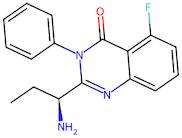 (S)-2-(1-aminopropyl)-5-fluoro-3-phenylquinazolin-4(3H)-one