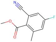 Methyl 2-cyano-4-fluoro-6-methylbenzoate