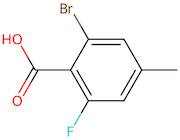 2-Bromo-6-fluoro-4-methylbenzoic acid