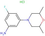 3-(2,6-Dimethylmorpholino)-5-fluoroaniline hydrochloride