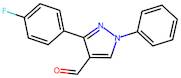 3-(4-Fluorophenyl)-1-phenyl-1H-pyrazole-4-carbaldehyde