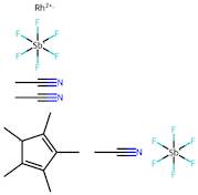 Tris(acetonitrile)(pentamethylcyclopentadienyl)rhodium(III) bis(hexafluoroantimonate)