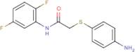 2-[(4-Aminophenyl)thio]-N-(2,5-difluorophenyl)acetamide