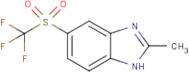 2-Methyl-5-[(trifluoromethyl)sulphonyl]-1H-benzimidazole