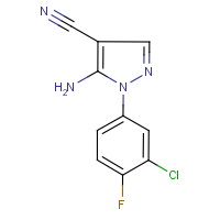 5-Amino-1-(3-chloro-4-fluorophenyl)-4-cyanopyrazole