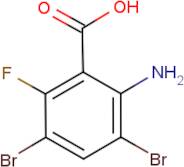 2-Amino-3,5-dibromo-6-fluorobenzoic acid