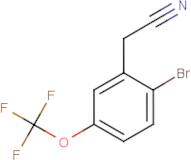 2-Bromo-5-(trifluoromethoxy)phenylacetonitrile