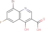 8-Bromo-6-fluoro-4-hydroxyquinoline-3-carboxylic acid