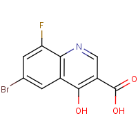 6-Bromo-8-fluoro-4-hydroxyquinoline-3-carboxylic acid