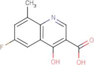 6-Fluoro-4-hydroxy-8-methylquinoline-3-carboxylic acid