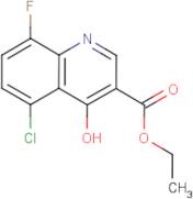 Ethyl 5-chloro-8-fluoro-4-hydroxyquinoline-3-carboxylate