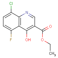 Ethyl 8-chloro-5-fluoro-4-hydroxyquinoline-3-carboxylate