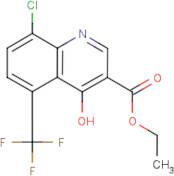 Ethyl 8-chloro-4-hydroxy-5-(trifluoromethyl)quinoline-3-carboxylate