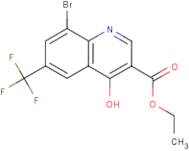 Ethyl 8-bromo-4-hydroxy-6-(trifluoromethyl)quinoline-3-carboxylate