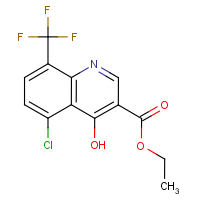 Ethyl 5-chloro-4-hydroxy-8-(trifluoromethyl)quinoline-3-carboxylate