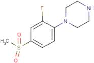 1-[2-Fluoro-4-(methylsulphonyl)phenyl]piperazine